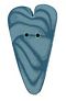 Light Blue Velvet Extra Large Heart